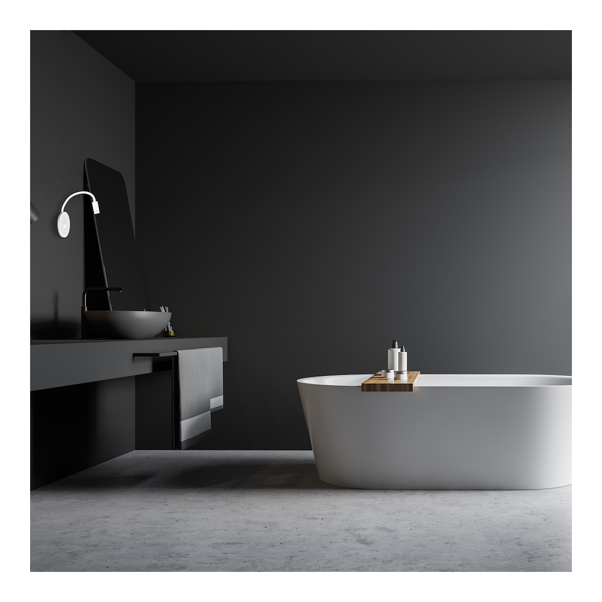 MiLagro Lampka nocna Base 8W+2W Biały ML6353