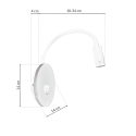 MiLagro BASE LED biały designerskie lampy LED
