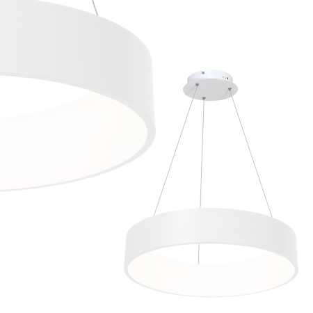 MiLagro Lampa wisząca Ohio Biały 40W LED 3000K-4000K ML6357
