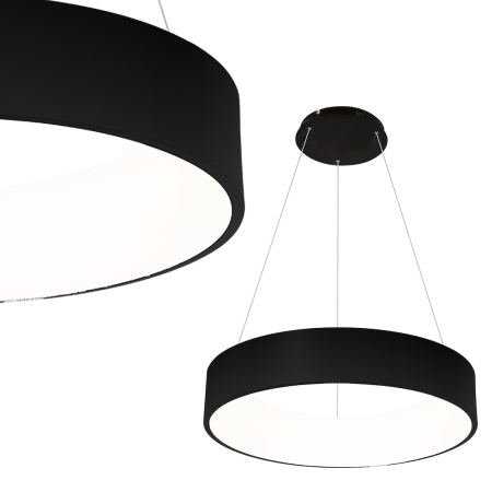 MiLagro OHIO BLACK LED unikalne oświetlenie
