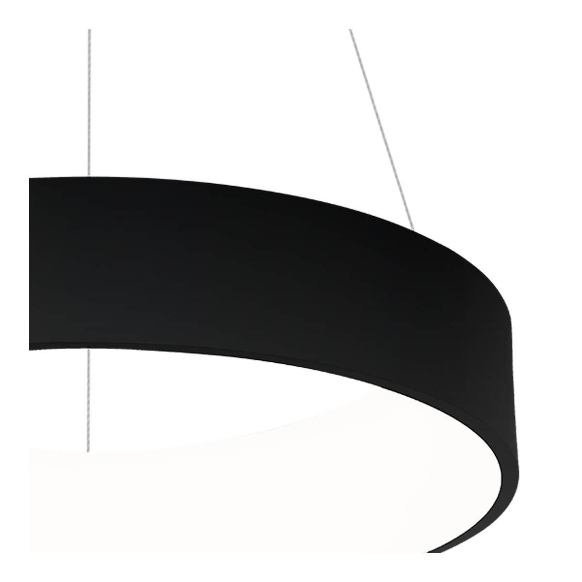 MiLagro Lampa wisząca OHIO BLACK 40W LED 3000K-4000K ML6358