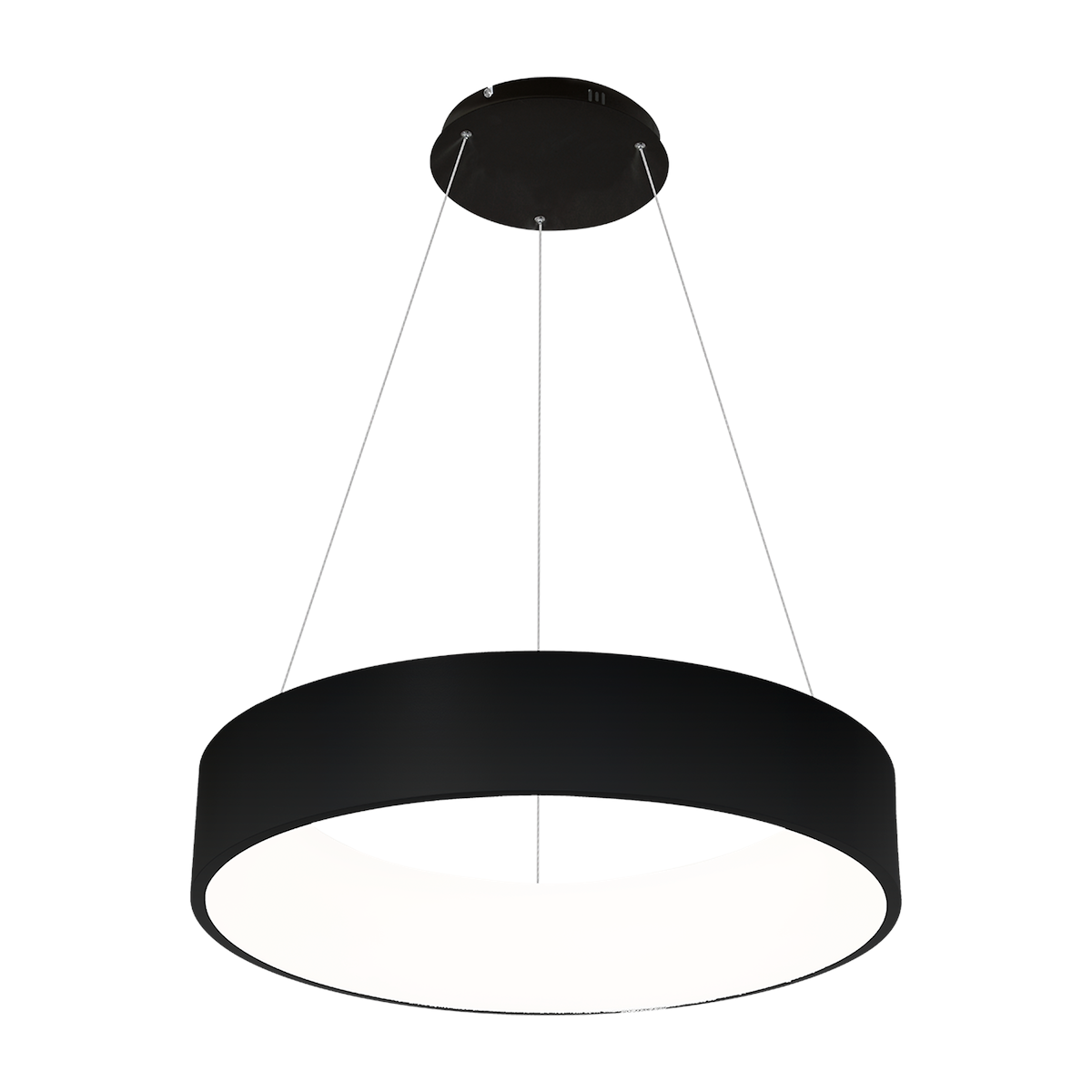MiLagro Lampa wisząca OHIO BLACK 40W LED 3000K-4000K ML6358