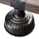 MiLagro Lampa wisząca FARO BLACK/WOOD 2xE27 MLP6242