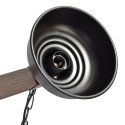 MiLagro Lampa wisząca FARO BLACK/WOOD 2xE27 MLP6242