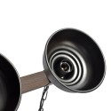 MiLagro Lampa wisząca FARO BLACK/WOOD 3xE27 MLP6243