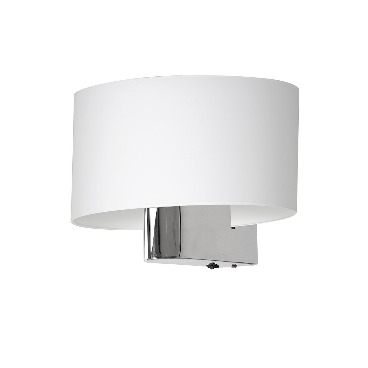 MiLagro Kinkiet Casino 1xE27 Biały/Chrom ML6371