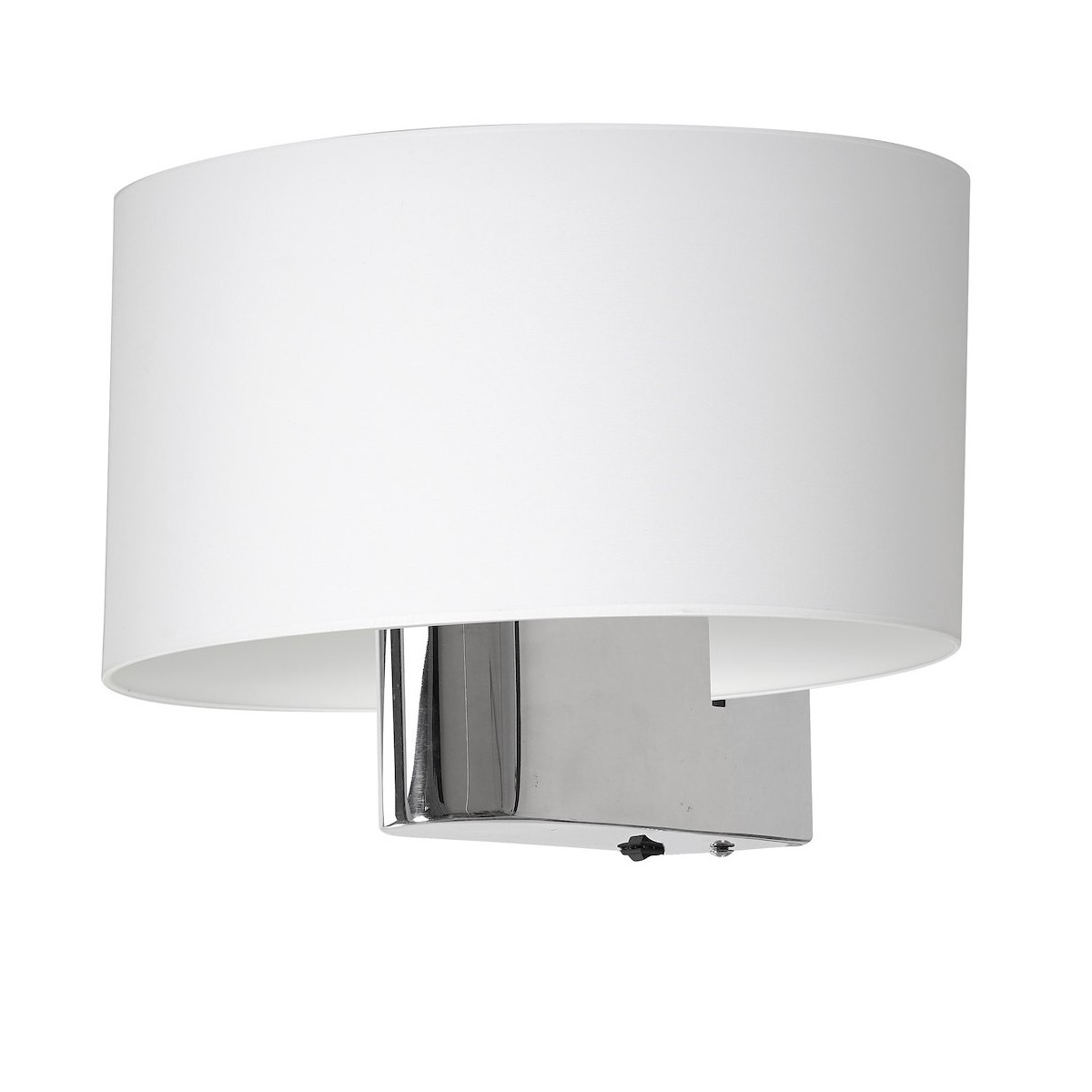 MiLagro Kinkiet Casino 1xE27 Biały/Chrom ML6371