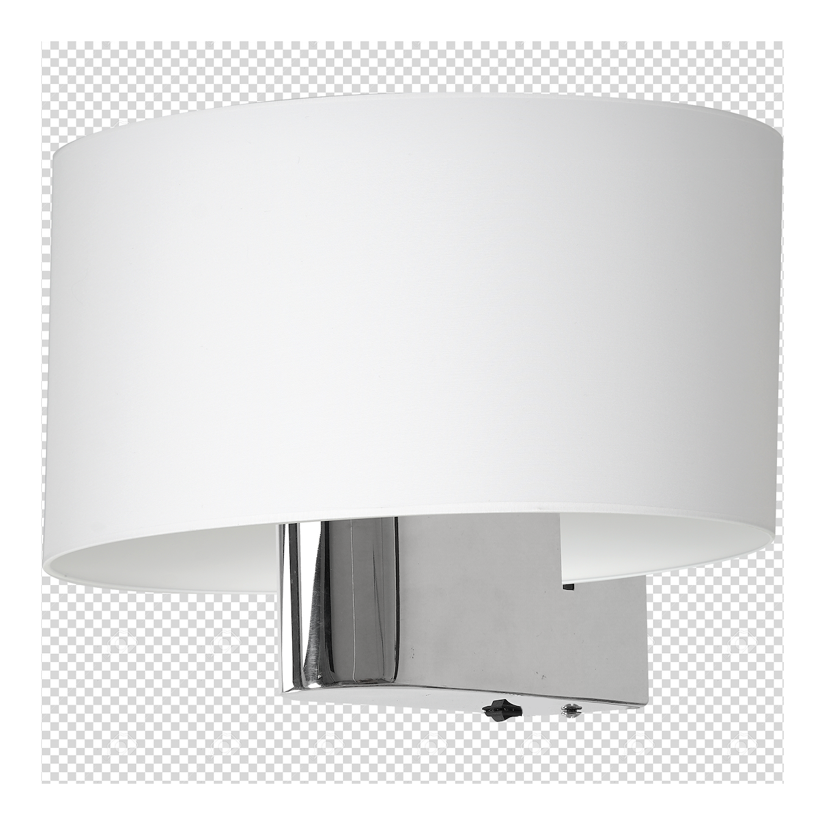 MiLagro Kinkiet Casino 1xE27 Biały/Chrom ML6371