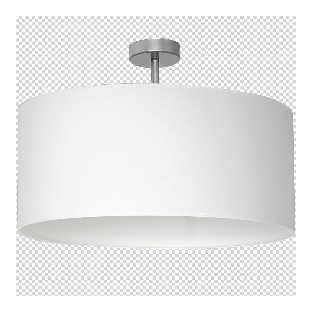MiLagro Lampa podsufitowa Casino 1xE27 Biały / Chrom ML6373