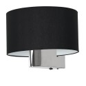 MiLagro Kinkiet CASINO BLACK/CHROME 1xE27 ML6377