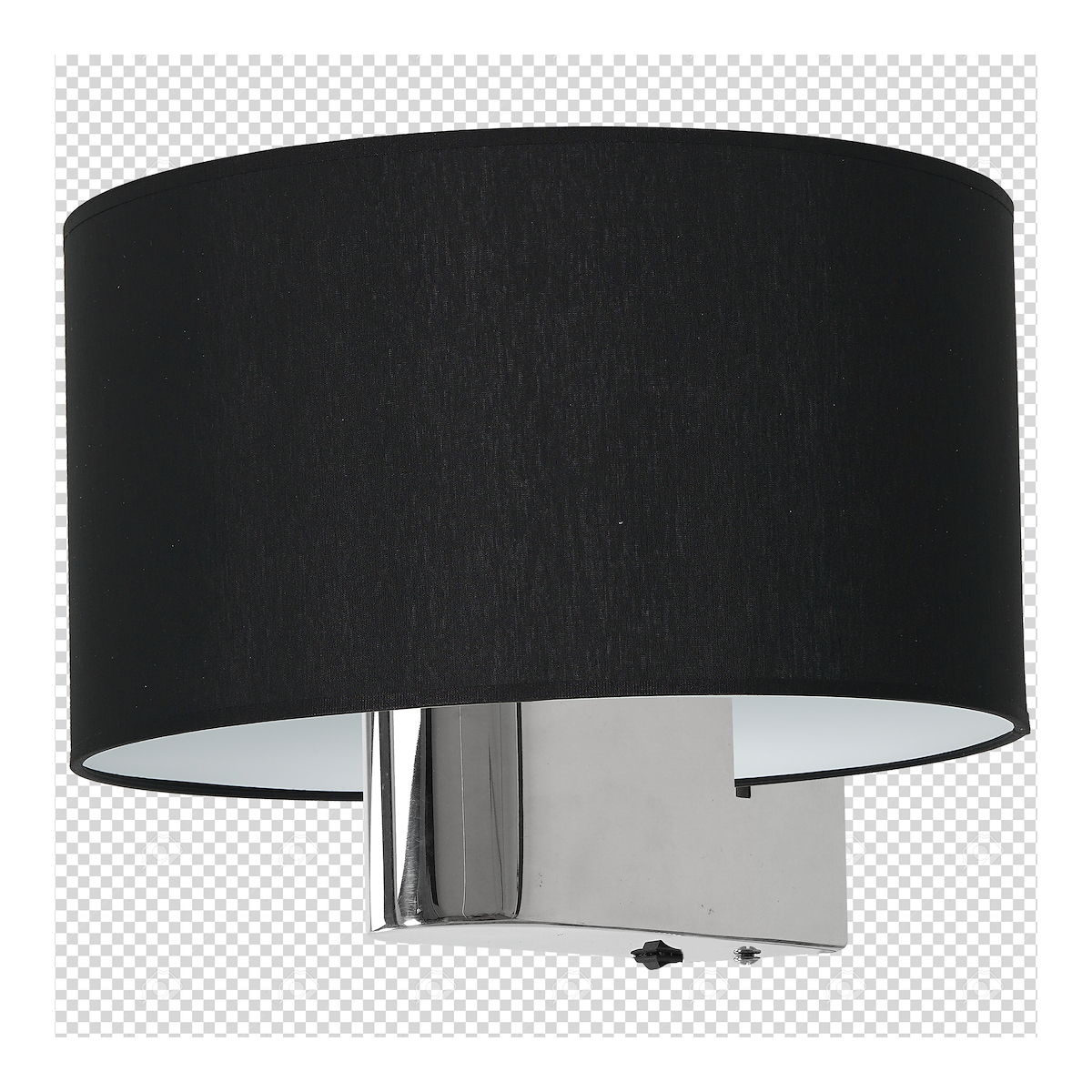 MiLagro Kinkiet CASINO BLACK/CHROME 1xE27 ML6377