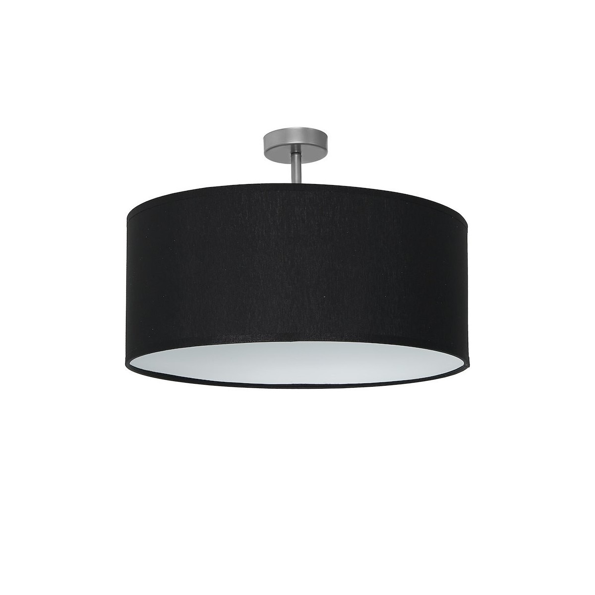 MiLagro Lampa podsufitowa CASINO BLACK/CHROME 1xE27 ML6379
