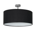 MiLagro Lampa podsufitowa CASINO BLACK/CHROME 1xE27 ML6379