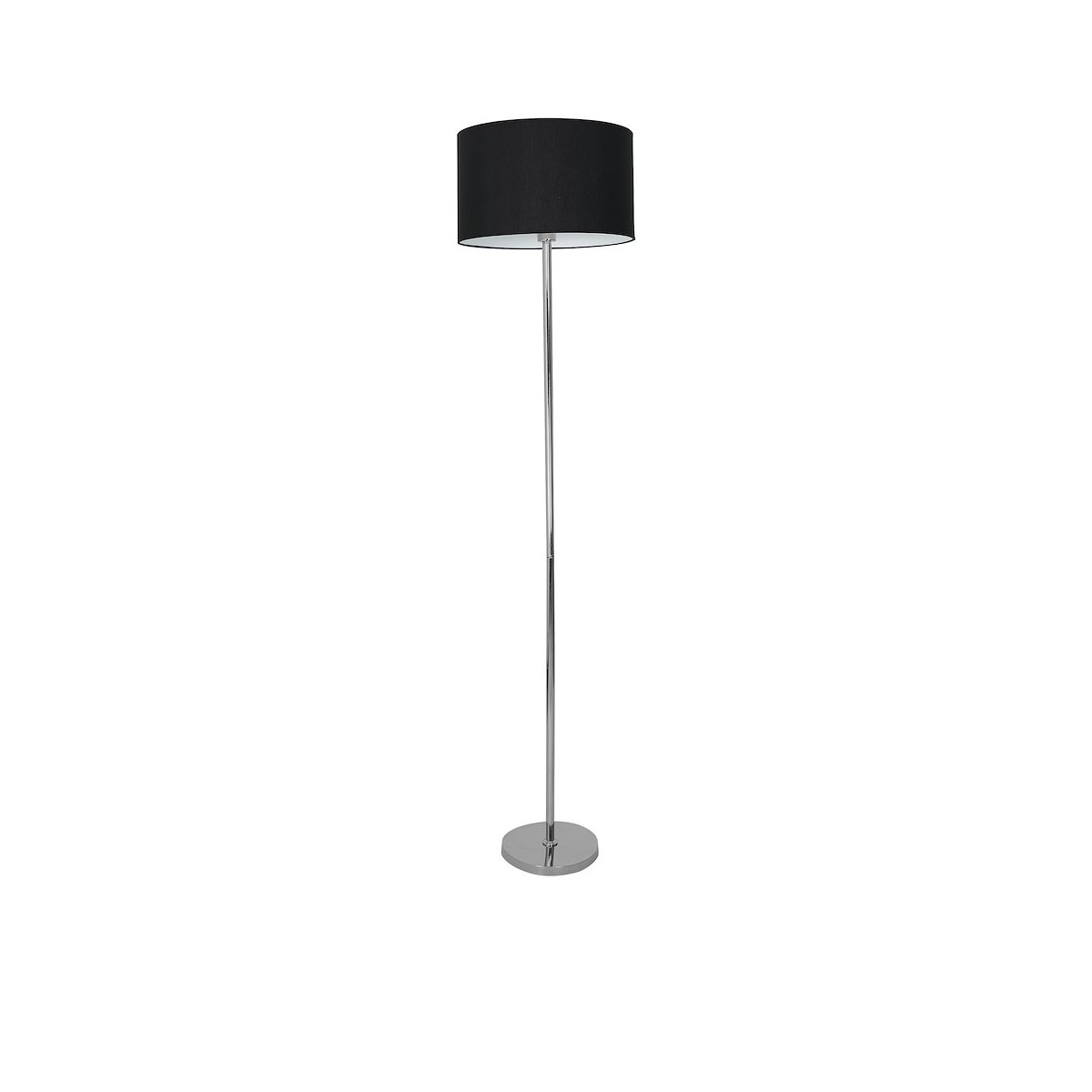 MiLagro Lampa stojąca CASINO BLACK/CHROME 1xE27 ML6382