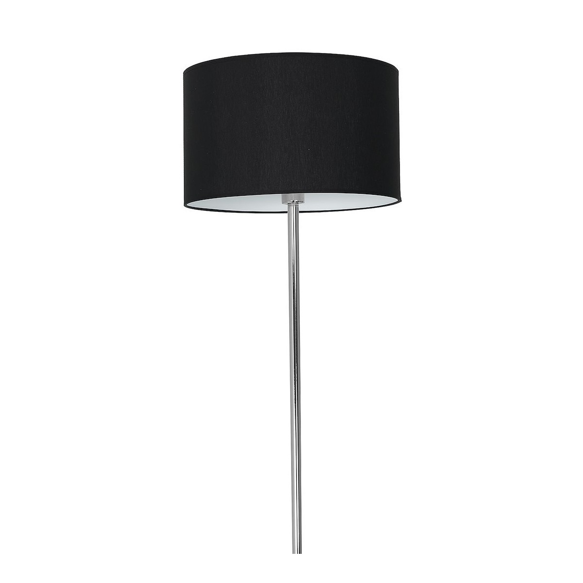 MiLagro Lampa stojąca CASINO BLACK/CHROME 1xE27 ML6382