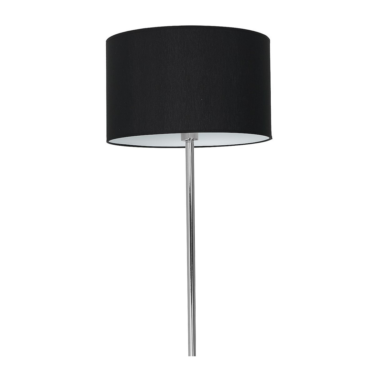 MiLagro Lampa stojąca CASINO BLACK/CHROME 1xE27 ML6382
