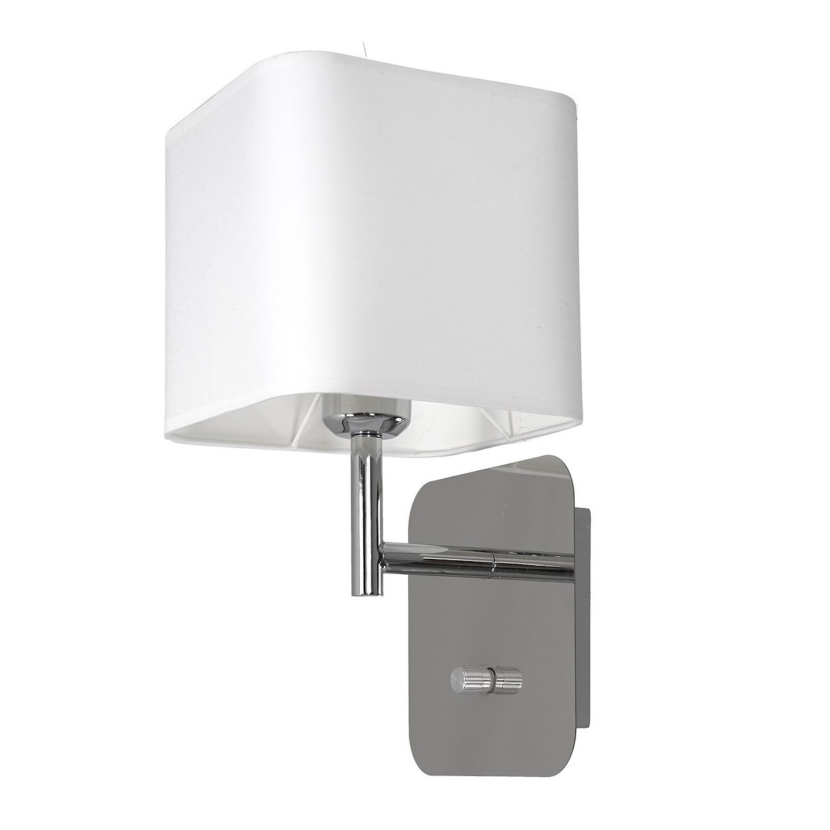 MiLagro Kinkiet Napoli 1xE27 Biały / Chrom ML6359