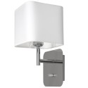MiLagro Kinkiet Napoli 1xE27 Biały / Chrom ML6359