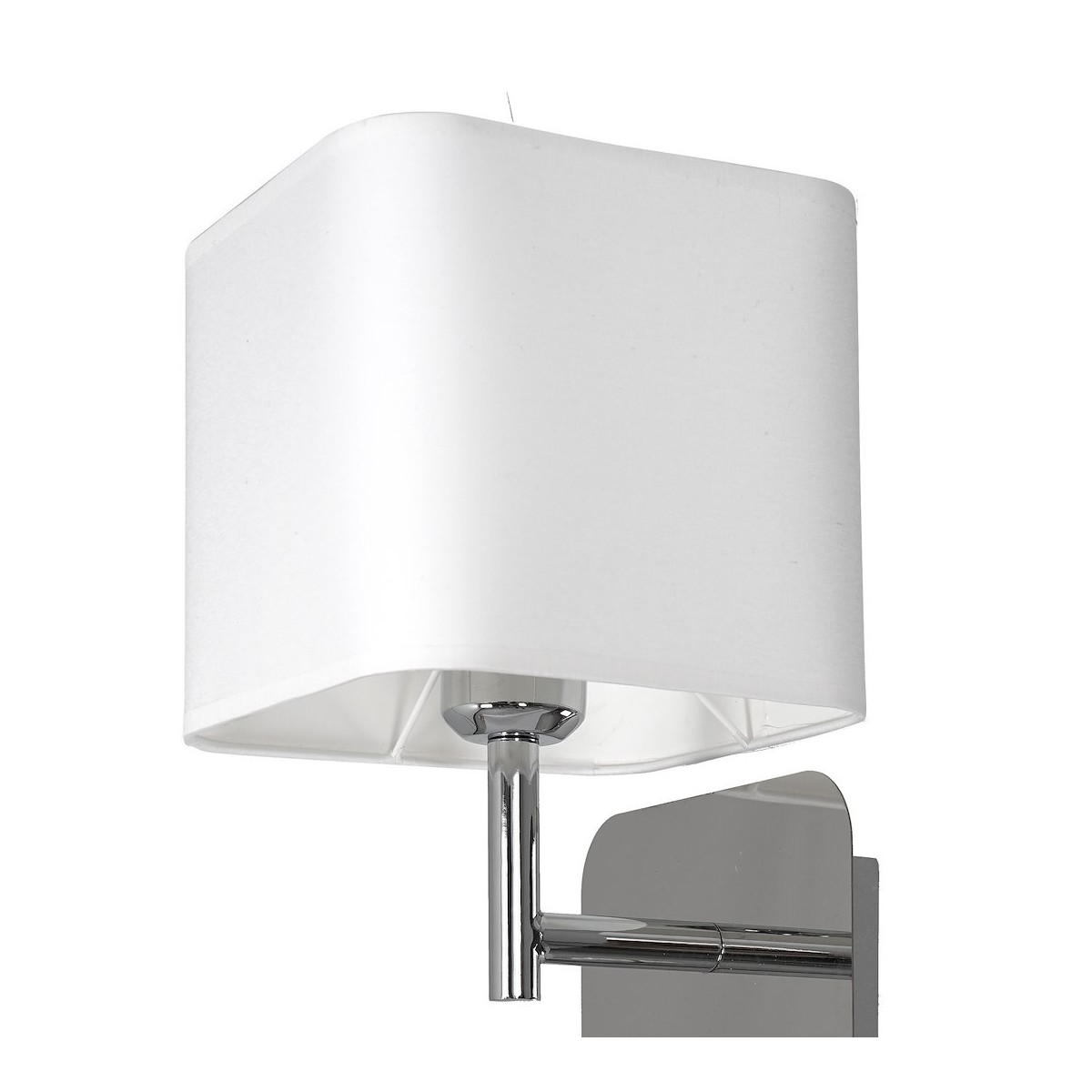 MiLagro Kinkiet Napoli 1xE27 Biały / Chrom ML6359