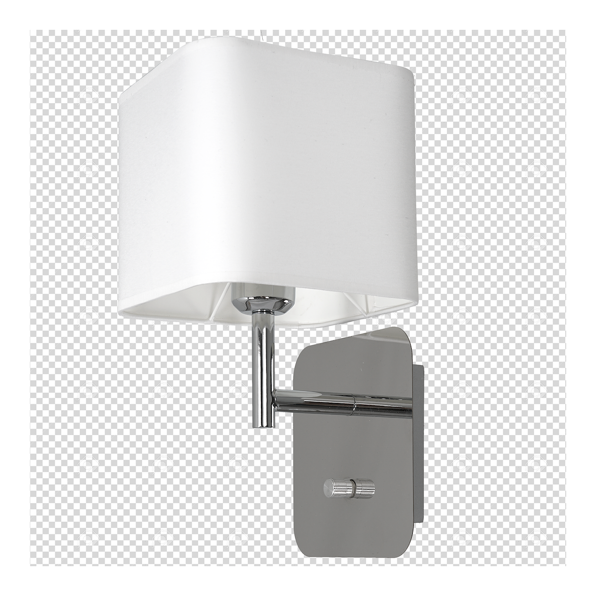 MiLagro Kinkiet Napoli 1xE27 Biały / Chrom ML6359