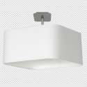 MiLagro Lampa podsufitowa Napoli 1xE27 Biały / Chrom ML6361
