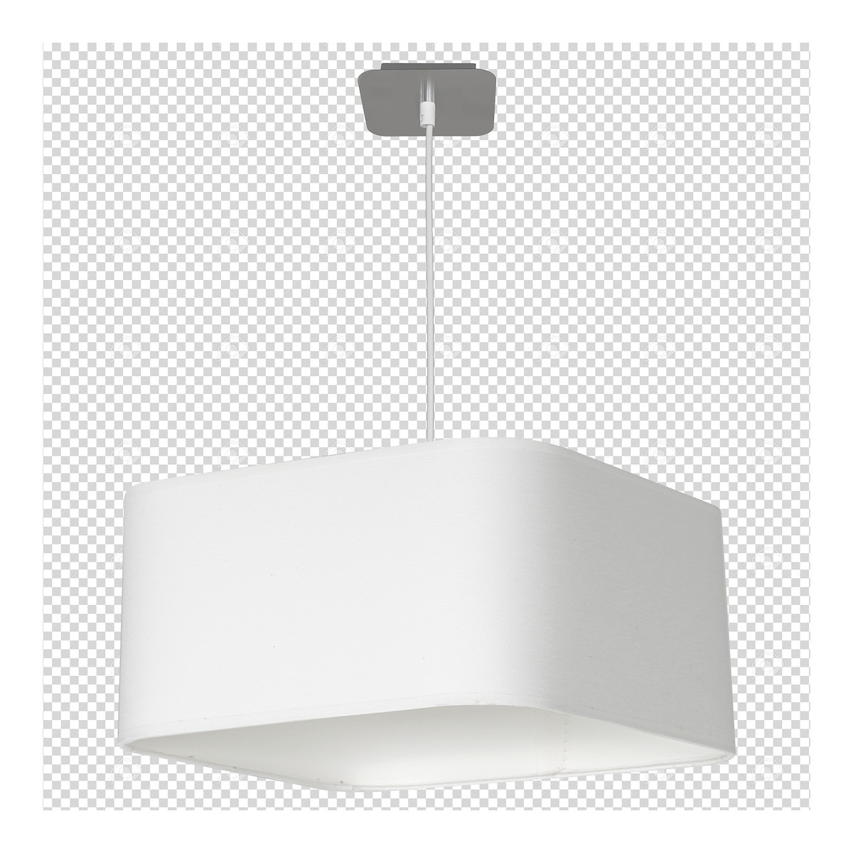 MiLagro Lampa wisząca Napoli Biały / Chrom 1xE27 ML6362
