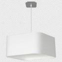 MiLagro Lampa wisząca Napoli Biały / Chrom 1xE27 ML6362