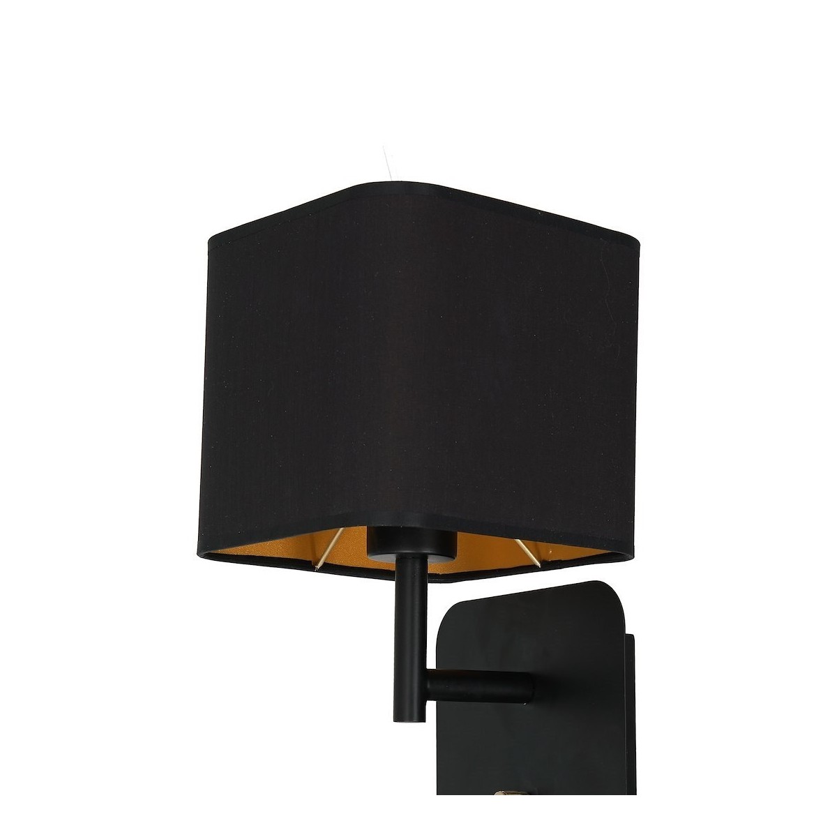 MiLagro Kinkiet NAPOLI BLACK/GOLD 1xE27 ML6365