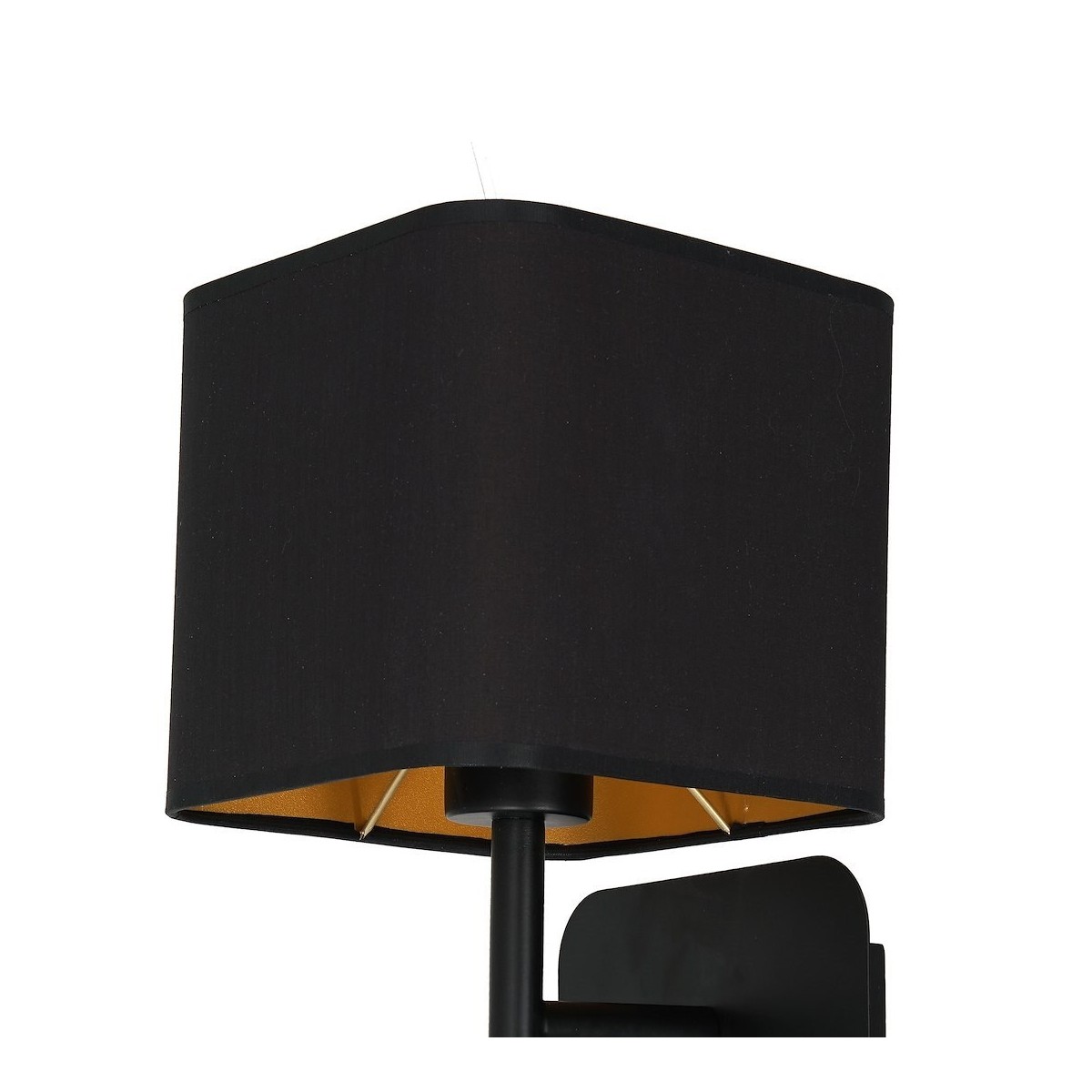 MiLagro Kinkiet NAPOLI BLACK/GOLD 1xE27 ML6365