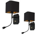 MiLagro Napoli LED Black eleganckie oświetlenie