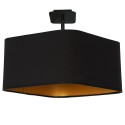 MiLagro Lampa podsufitowa NAPOLI BLACK/GOLD 1xE27 ML6367