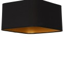 MiLagro Lampa podsufitowa NAPOLI BLACK/GOLD 1xE27 ML6367