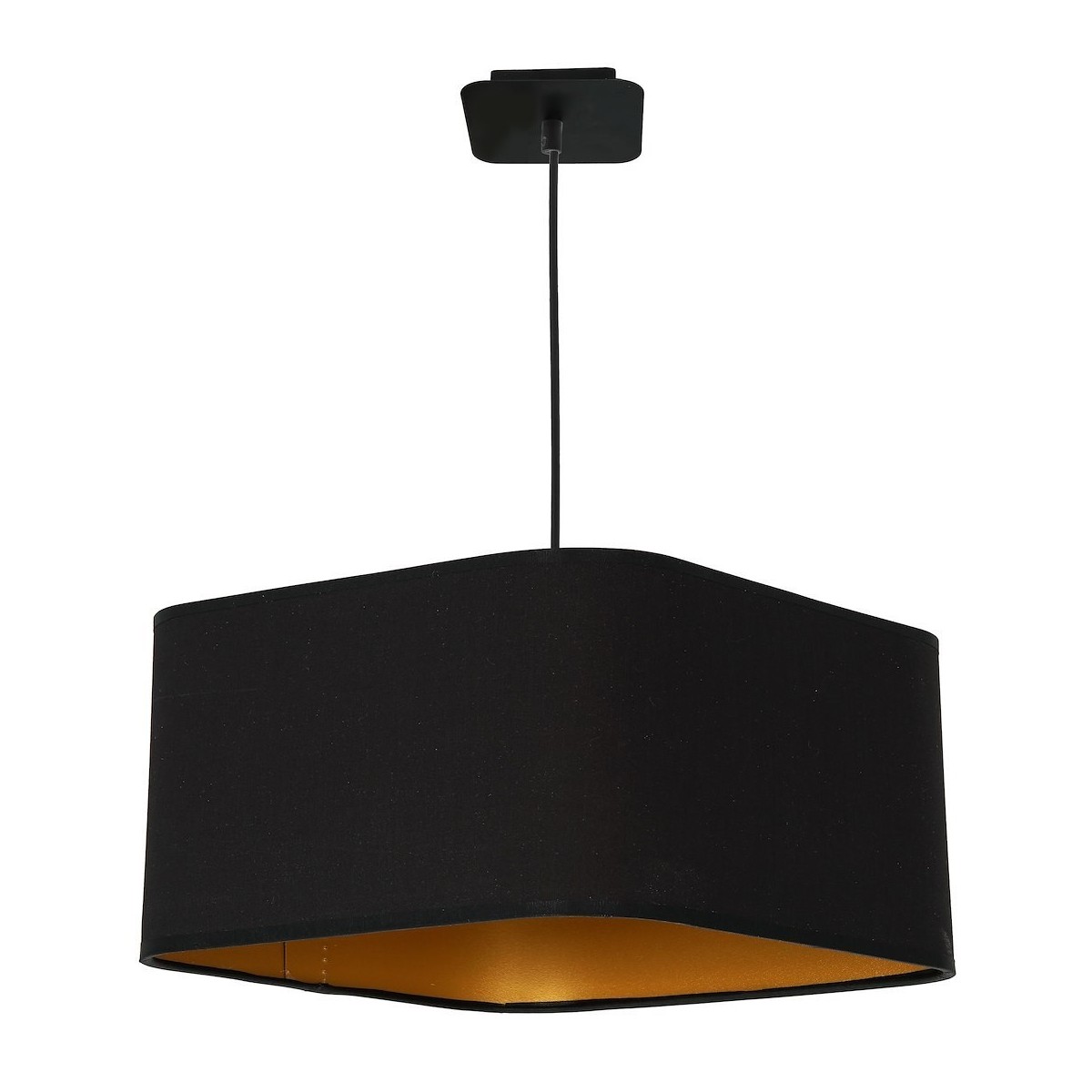 MiLagro Lampa wisząca NAPOLI BLACK/GOLD 1xE27 ML6368