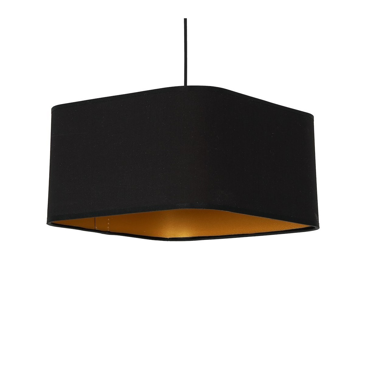 MiLagro Lampa wisząca NAPOLI BLACK/GOLD 1xE27 ML6368