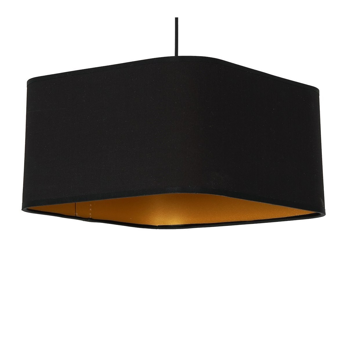 MiLagro Lampa wisząca NAPOLI BLACK/GOLD 1xE27 ML6368