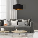 MiLagro Lampa wisząca NAPOLI BLACK/GOLD 1xE27 ML6368