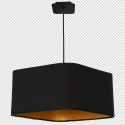 MiLagro Lampa wisząca NAPOLI BLACK/GOLD 1xE27 ML6368