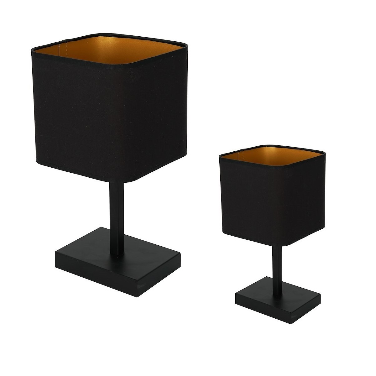MiLagro Napoli lampka Black klimatyczne oświetlenie