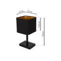 MiLagro Napoli lampka Black klimatyczne oświetlenie