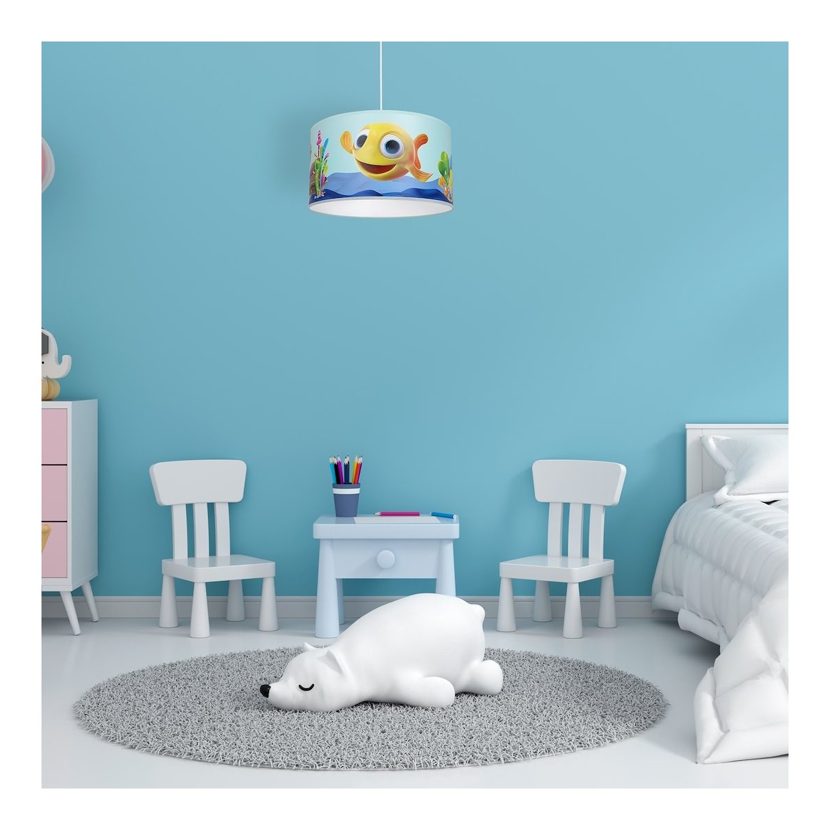 MiLagro Lampa wisząca RYBKA MiniMini 1xE27 MLP6800