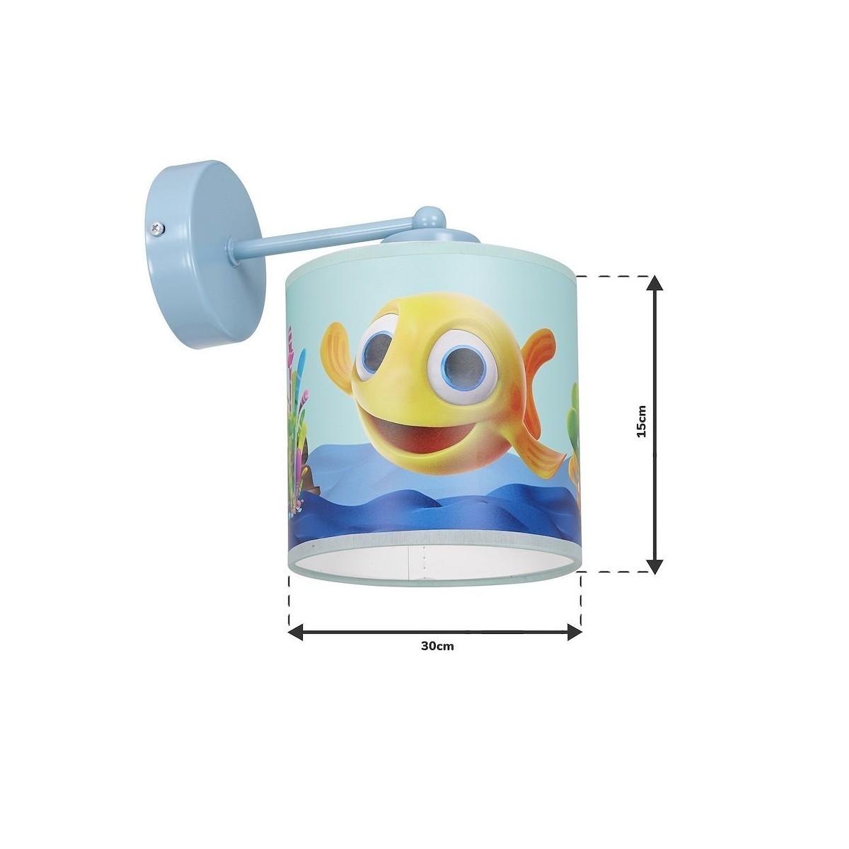 MiLagro Kinkiet RYBKA MiniMini 1xE27 MLP6803