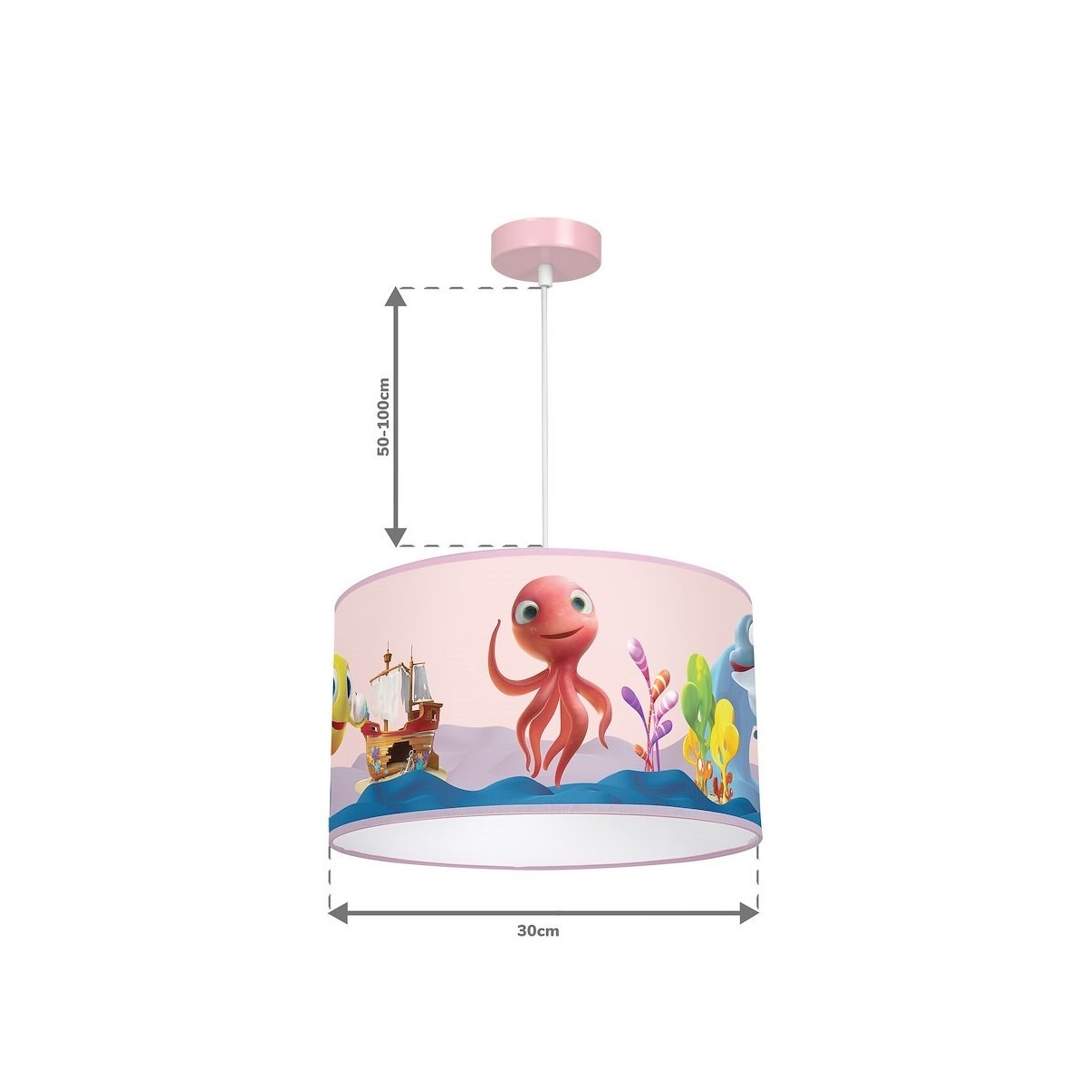MiLagro Lampa wisząca OŚMIORNICA LOLA MiniMini 1xE27 MLP6801