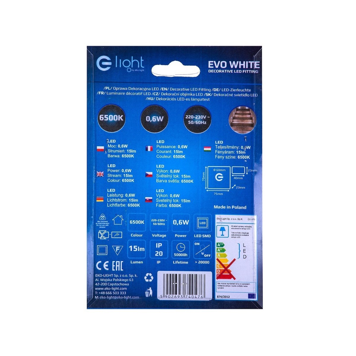 MiLagro EVO WHITE 4000K wyjątkowa iluminacja