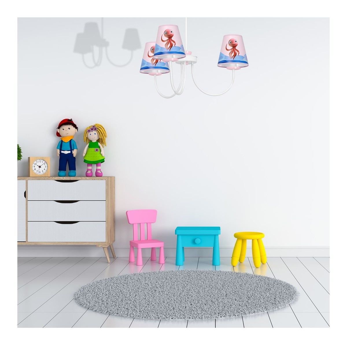 MiLagro Żyrandol OŚMIORNICA LOLA MiniMini 3xE14 MLP6810