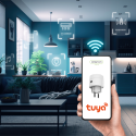 MiLagro Wtyczka Wi-Fi Tuya Smart stylowe oświetlenie