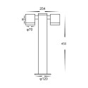 MiLagro KETTO 2xGU10 IP44 designerskie lampy LED