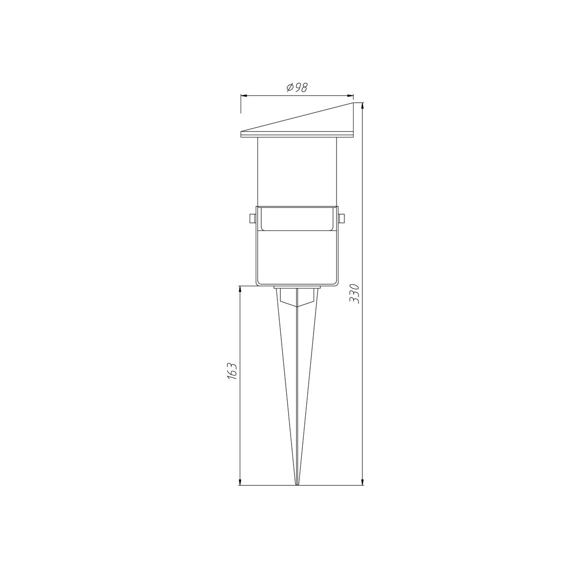 MiLagro Reflektor VILO IP65 stylowe lampy sufitowe