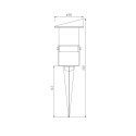 MiLagro Reflektor VILO IP65 stylowe lampy sufitowe