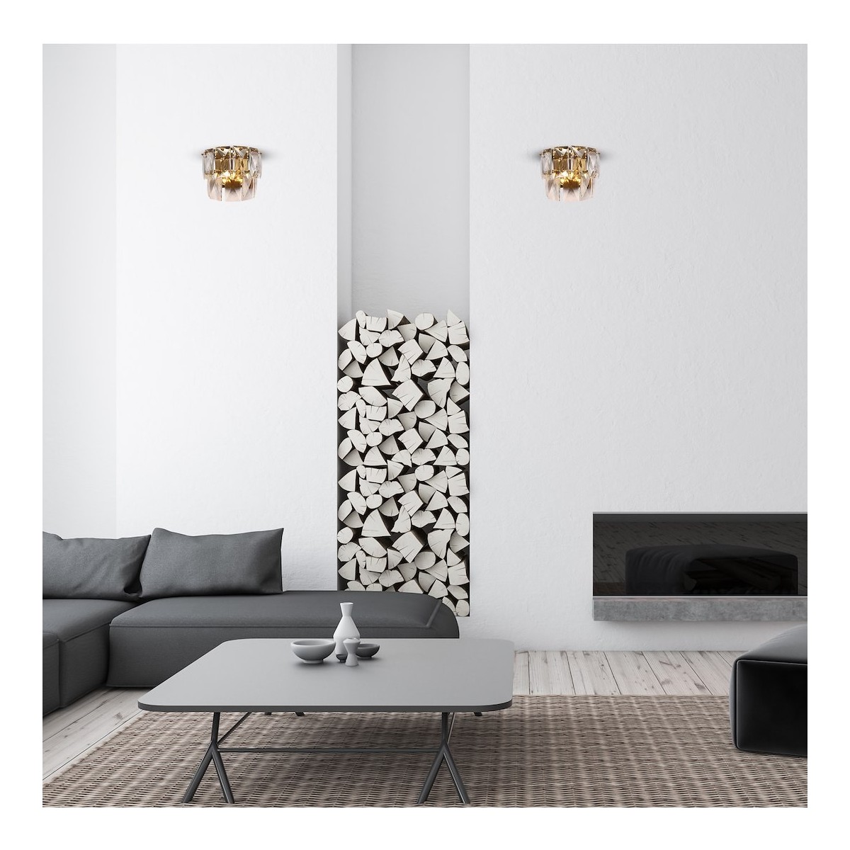 MiLagro Kinkiet CHELSEA GOLD 2xE14 ML6931