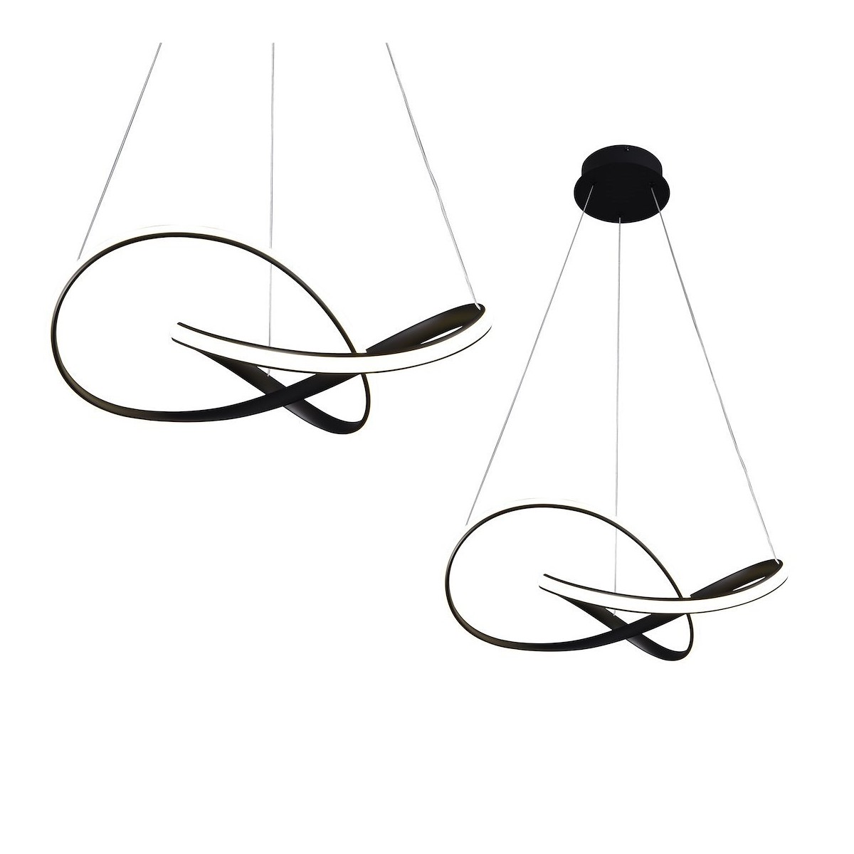 MiLagro CAPPIO BLACK 36W LED oświetlenie klasy premium